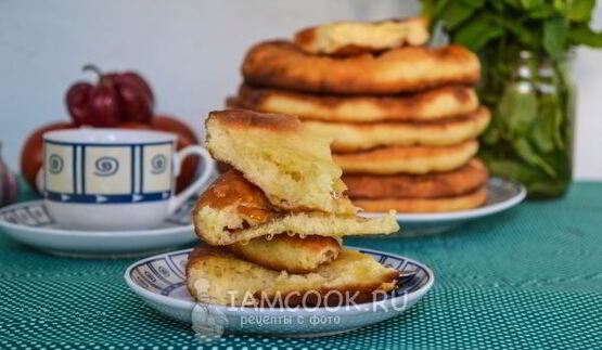 лепешки на сковороде