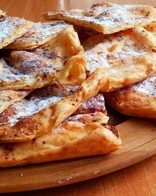 Лепешки на заварном тесте