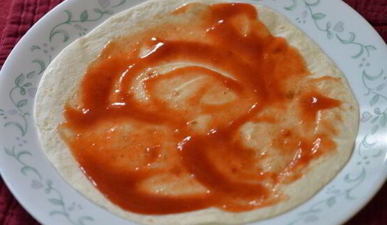 лепешки с колбасой чоризо