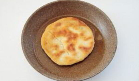 лепешки со шпинатом и грибами