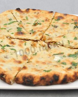 Лобиани с фасолью по-грузински