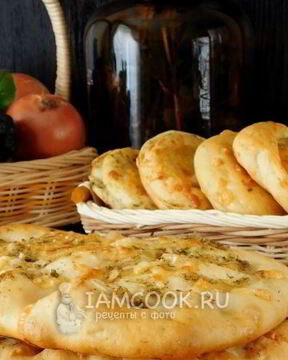 Луковая лепешка в духовке