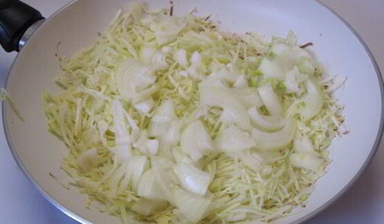 постные лепешки с капустой