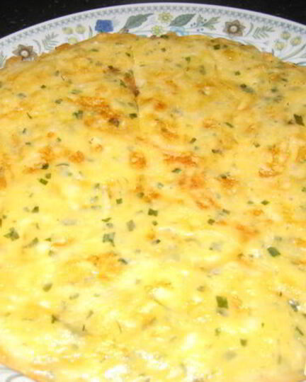 Рецепт простой сырной лепешки