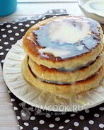 Пышные лепешки на кефире