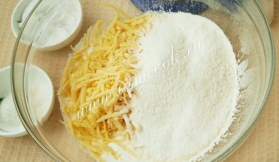 сырные лепешки на кефире