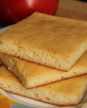 Творожная лепешка из рисовой муки без глютена