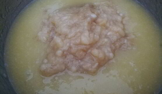 бананово-клубничные маффины