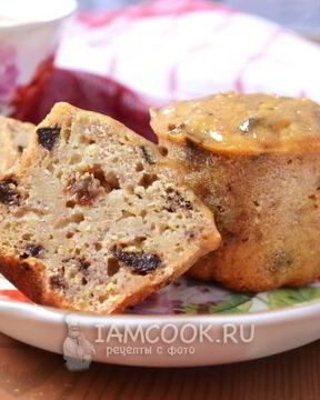 Бананово-яблочные маффины