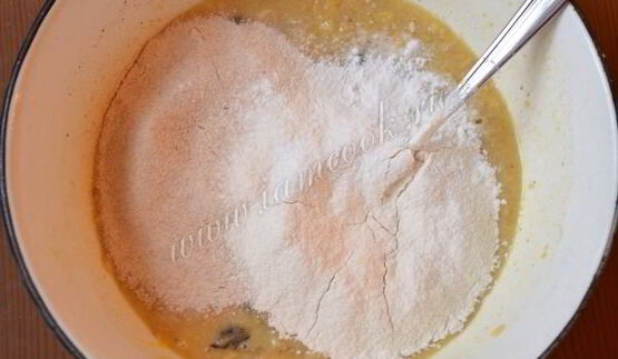 бананово-яблочные маффины