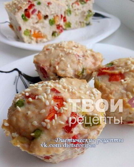 Рецепт куриных маффинов