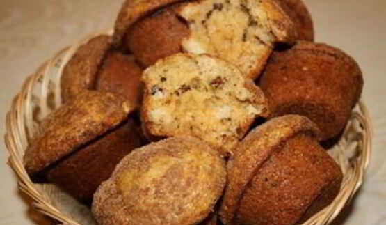 маффины на кислом молоке с яблоками