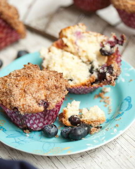 Рецепт маффинов с черникой и корицей