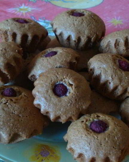 Рецепт маффинов с малиной