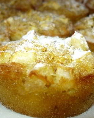 Маффины с овсянкой и яблоками