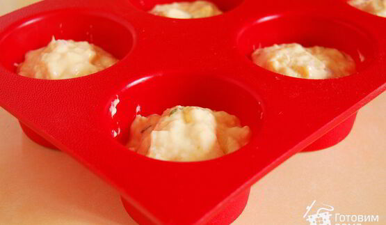 маффины с сыром и ветчиной