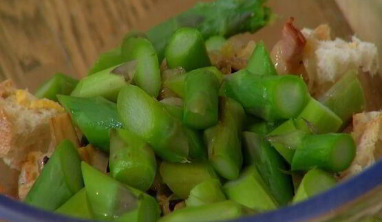 маффины со спаржей и горчицей