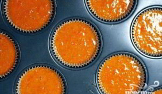 морковные маффины со сливочной глазурью