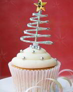 Новогодние маффины с белым и темным шоколадом