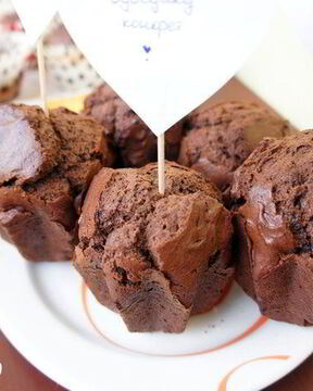 Ну о-о-очень шоколадные маффины