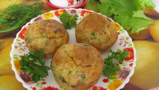 Маффины с сыром