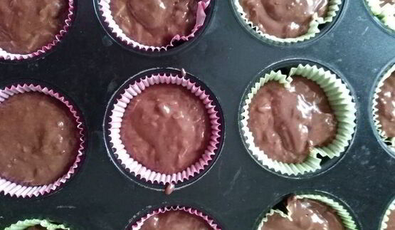 шоколадные маффины с цукини