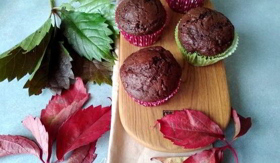 шоколадные маффины с цукини