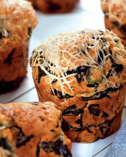 Рецепт шпинатных маффинов