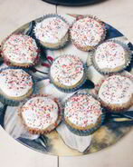 Сладкие маффины с глазурью