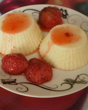 Творожные маффины с ягодным сиропом