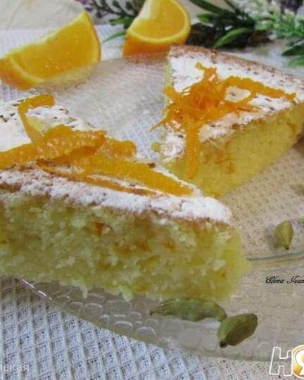 Рецепт апельсинового манника