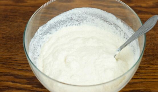 манник на кефире без яиц