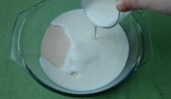 манник на кефире простой