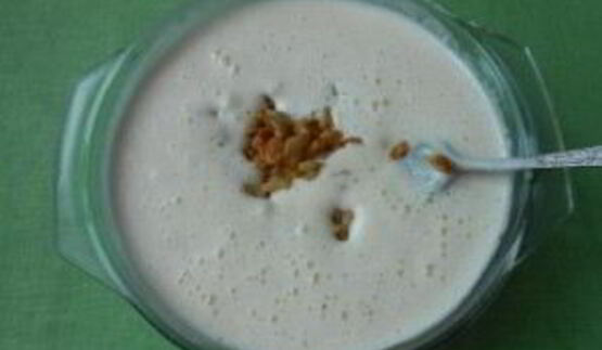 манник на кефире простой