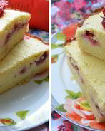 Манник с клубникой