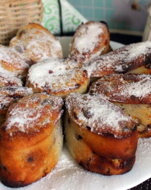 Манник с лесной клубникой