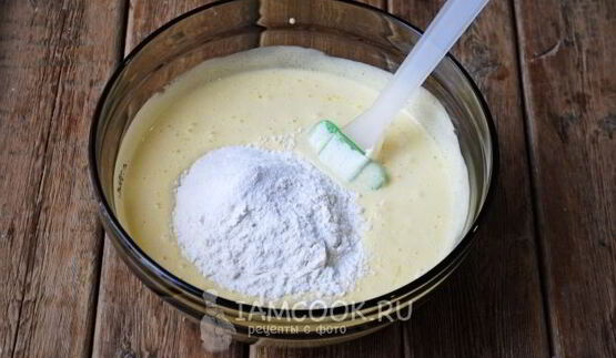 манник с вишней на кефире