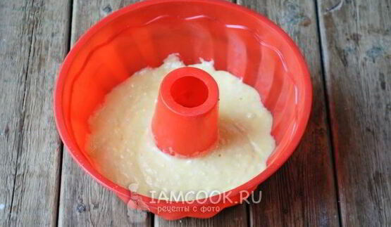 манник с вишней на кефире