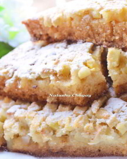 Рецепт манника с яблоком