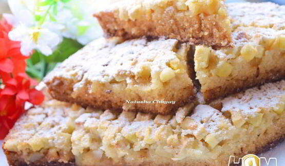 манник с яблоком