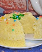 Манник в микроволновке на кефире быстро и вкусно