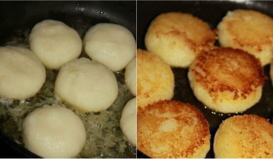 манники на сковороде