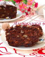 Постный шоколадный манник с изюмом