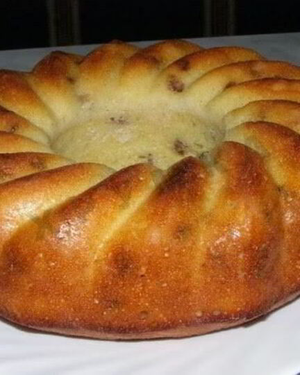 Рецепт простого манника ны кефире с кокосового стружкого беза мук