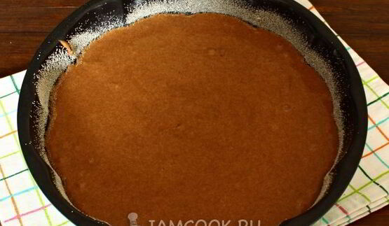 шоколадный манник на молоке