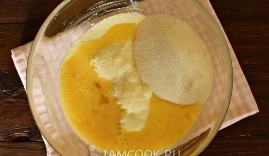 шоколадный манник с халвой