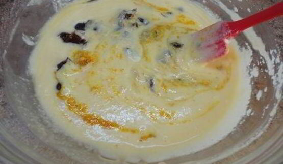 цитрусовый манник с финиками