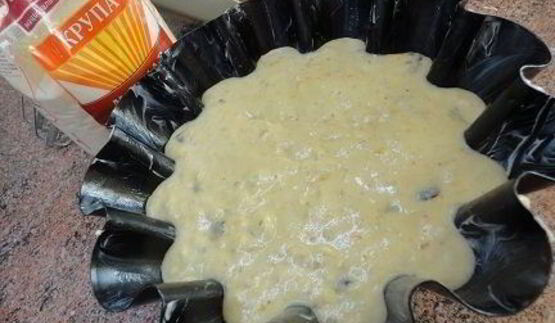 цитрусовый манник с финиками