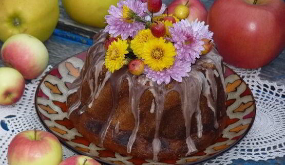 яблочный манник