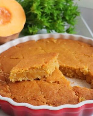 Элементарный постный манник с тыквой и апельсином